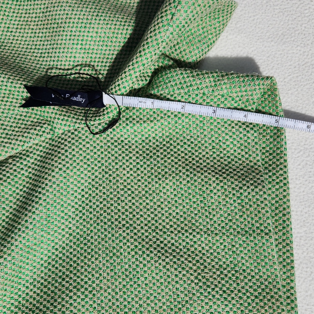 Banana Republic Basketweave Shorts - Green & Tan Sz 00 Petite - Picture 7 of 10